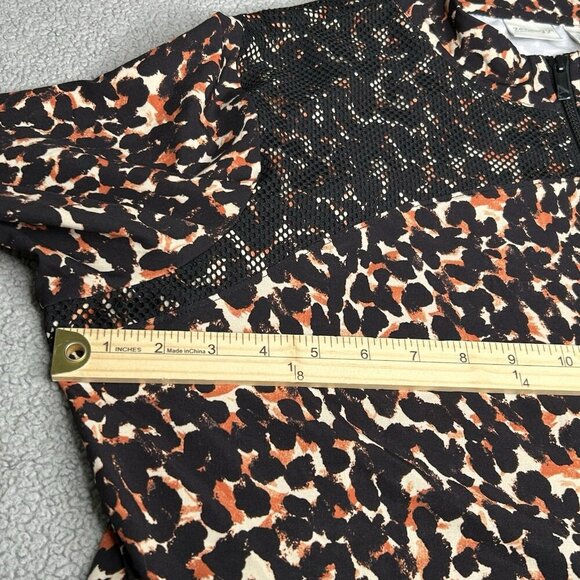 Zenergy Chicos 3 US XL16 Jacket Neema Animal Print Mesh Golf Stretch Lightweight - Picture 10 of 15